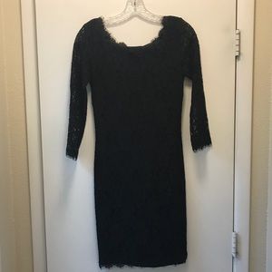 Diane von Furstenberg black dress